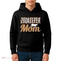Zookeeper Mom Gift Kids Hoodie thumb 4