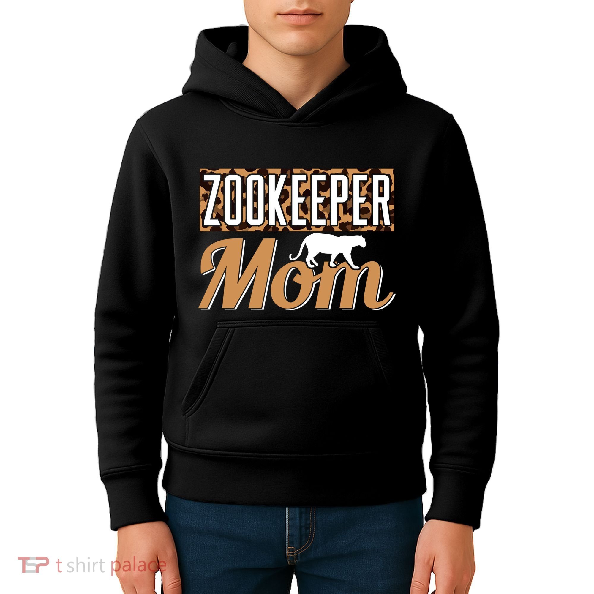 Zookeeper Mom Gift Kids Hoodie