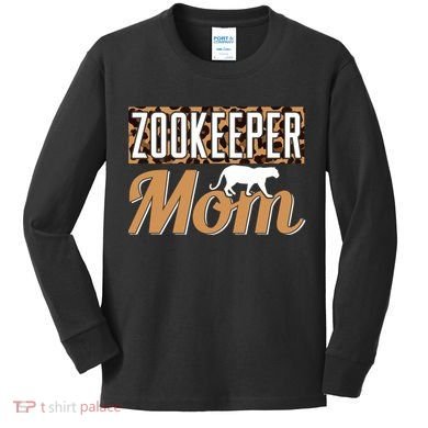 Zookeeper Mom Gift Kids Long Sleeve Shirt