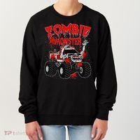 Zombie Monster Truck Women's Sweatshirt thumb 0
