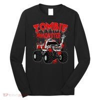Zombie Monster Truck Long Sleeve Shirt thumb 0