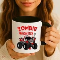 Zombie Monster Truck Coffee Mug thumb 3
