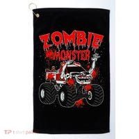 Zombie Monster Truck Golf Towel thumb 0