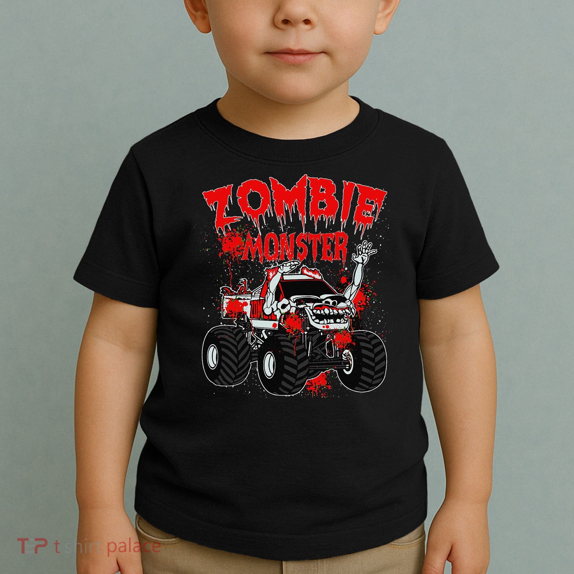 Zombie Monster Truck Toddler T-Shirt