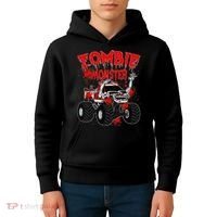 Zombie Monster Truck Kids Hoodie thumb 4