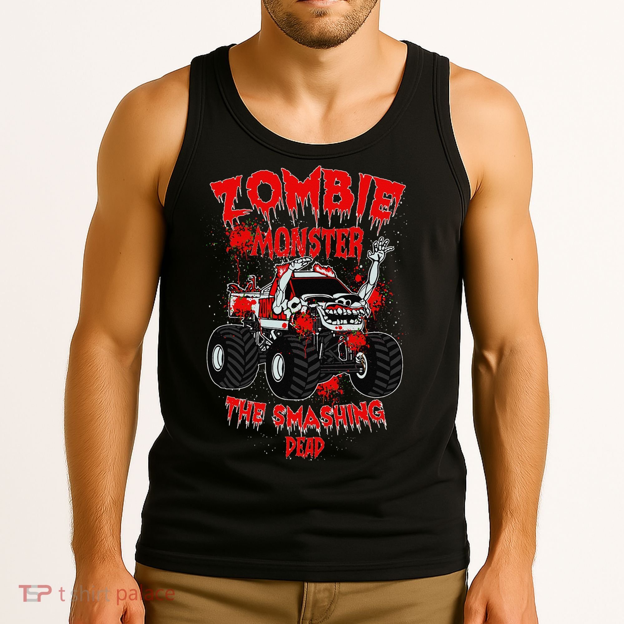Zombie Monster Truck The Smashing Dead Tank Top