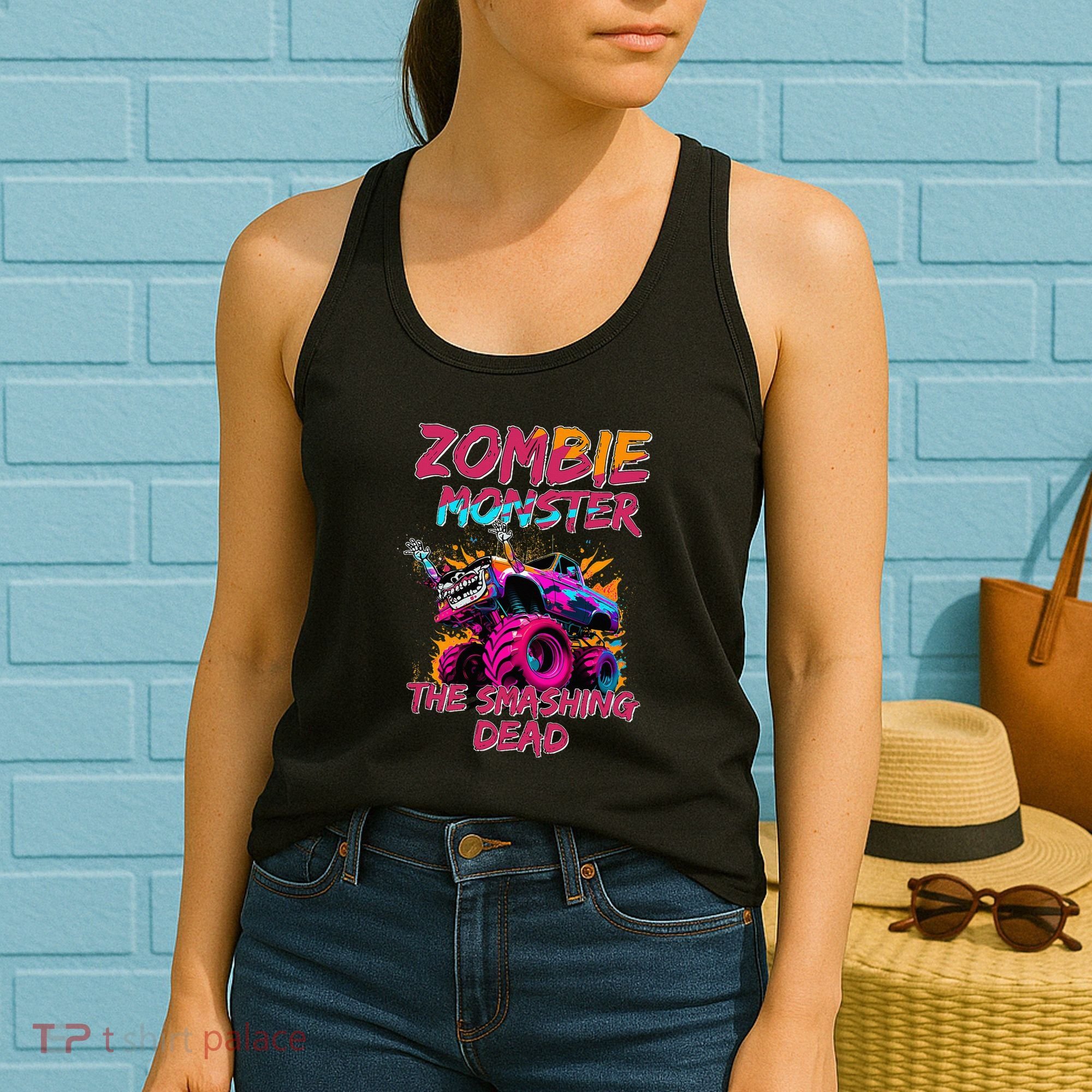 Zombie Monster Truck The Smashing Dead Women's Tank Top
