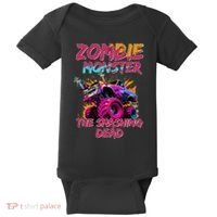 Zombie Monster Truck The Smashing Dead Baby Bodysuit thumb 0