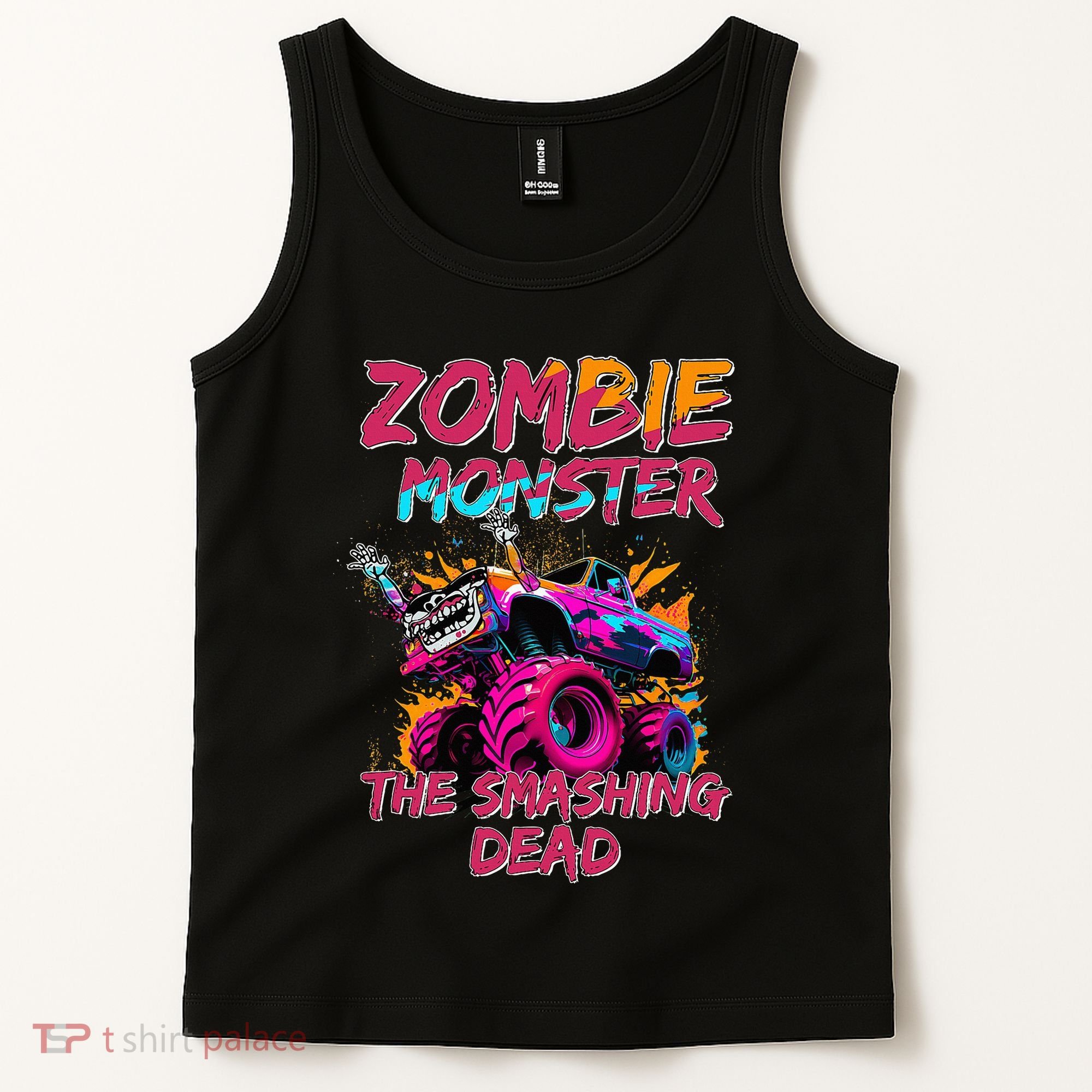 Zombie Monster Truck The Smashing Dead Tank Top