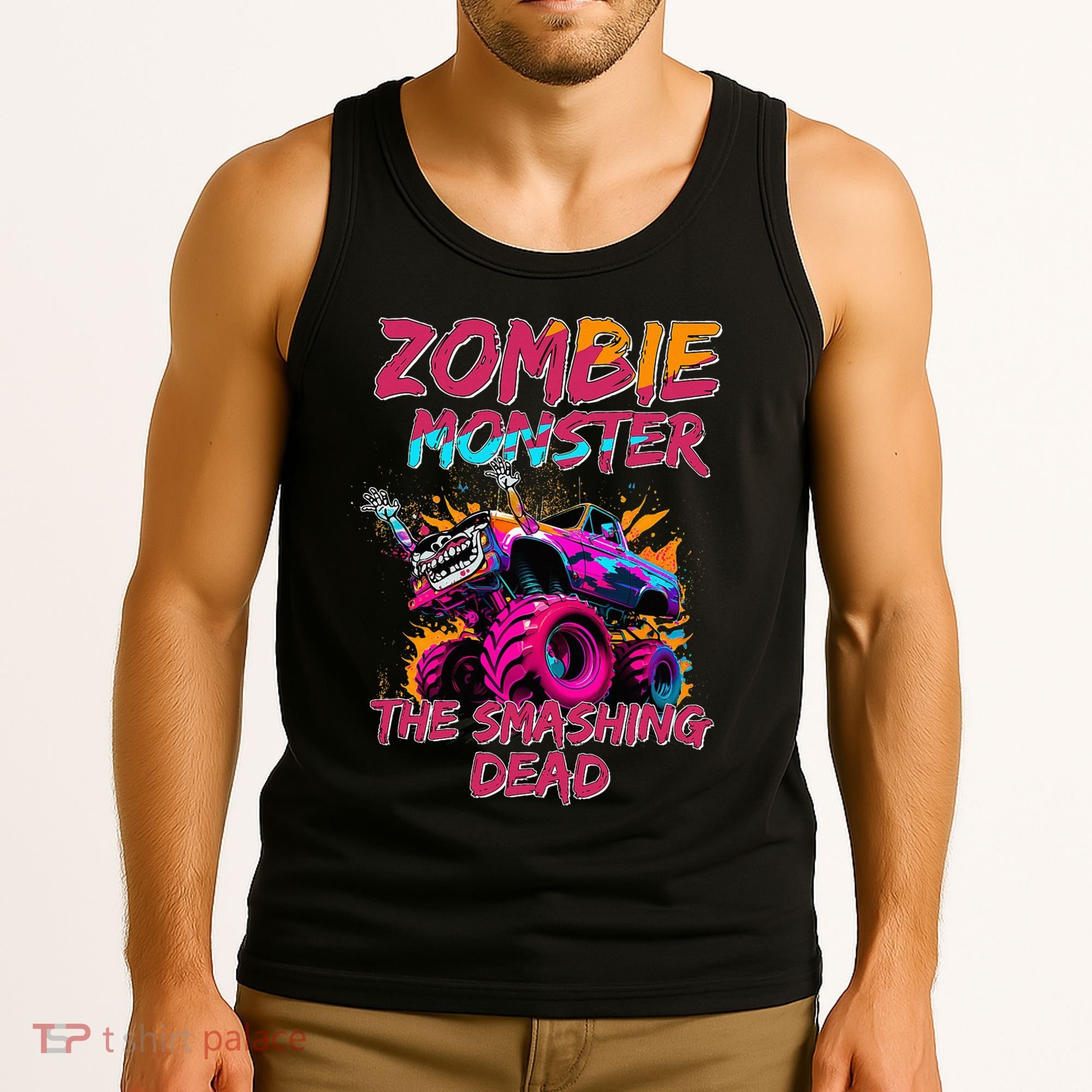 Zombie Monster Truck The Smashing Dead Tank Top