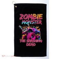 Zombie Monster Truck The Smashing Dead Golf Towel thumb 0