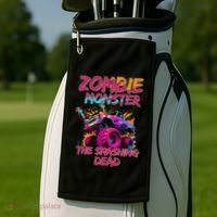 Zombie Monster Truck The Smashing Dead Golf Towel thumb 2