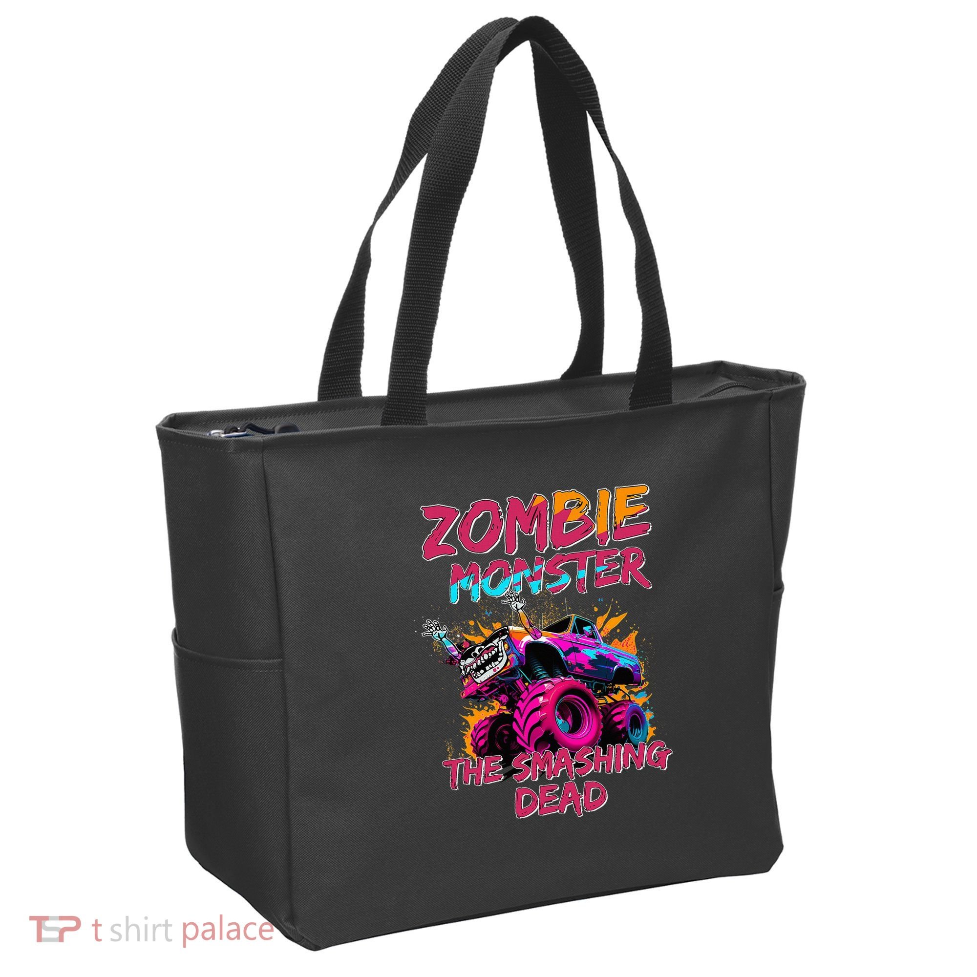 Zombie Monster Truck The Smashing Dead Tote Bag
