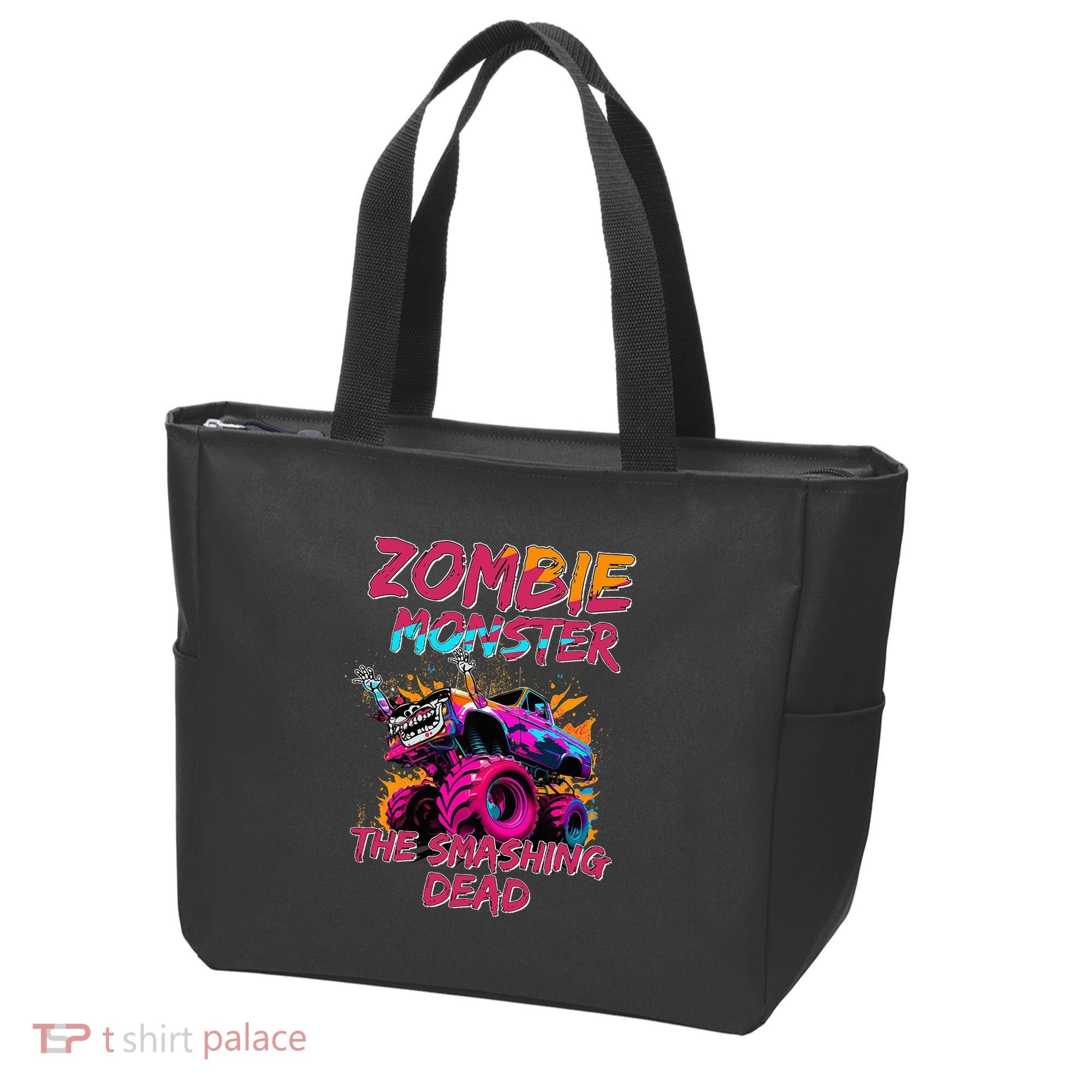 Zombie Monster Truck The Smashing Dead Tote Bag