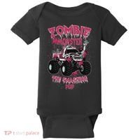 Zombie Monster Truck The Smashing Dead Baby Bodysuit thumb 0