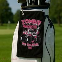 Zombie Monster Truck The Smashing Dead Golf Towel thumb 2