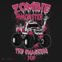 Zombie Monster Truck The Smashing Dead Women's Perfect Tri Rocker Tank thumb 4