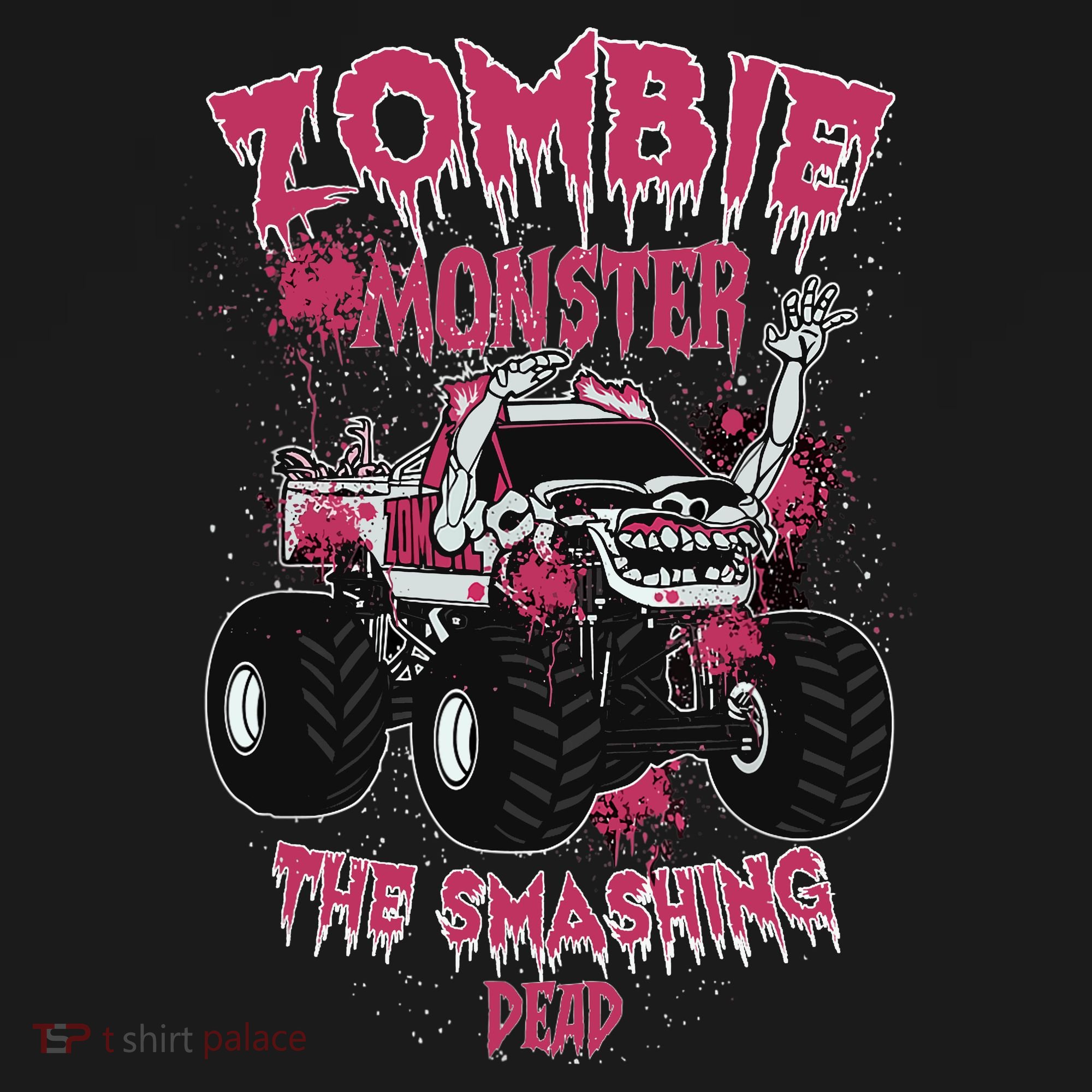 Zombie Monster Truck The Smashing Dead Women's Perfect Tri Rocker Tank