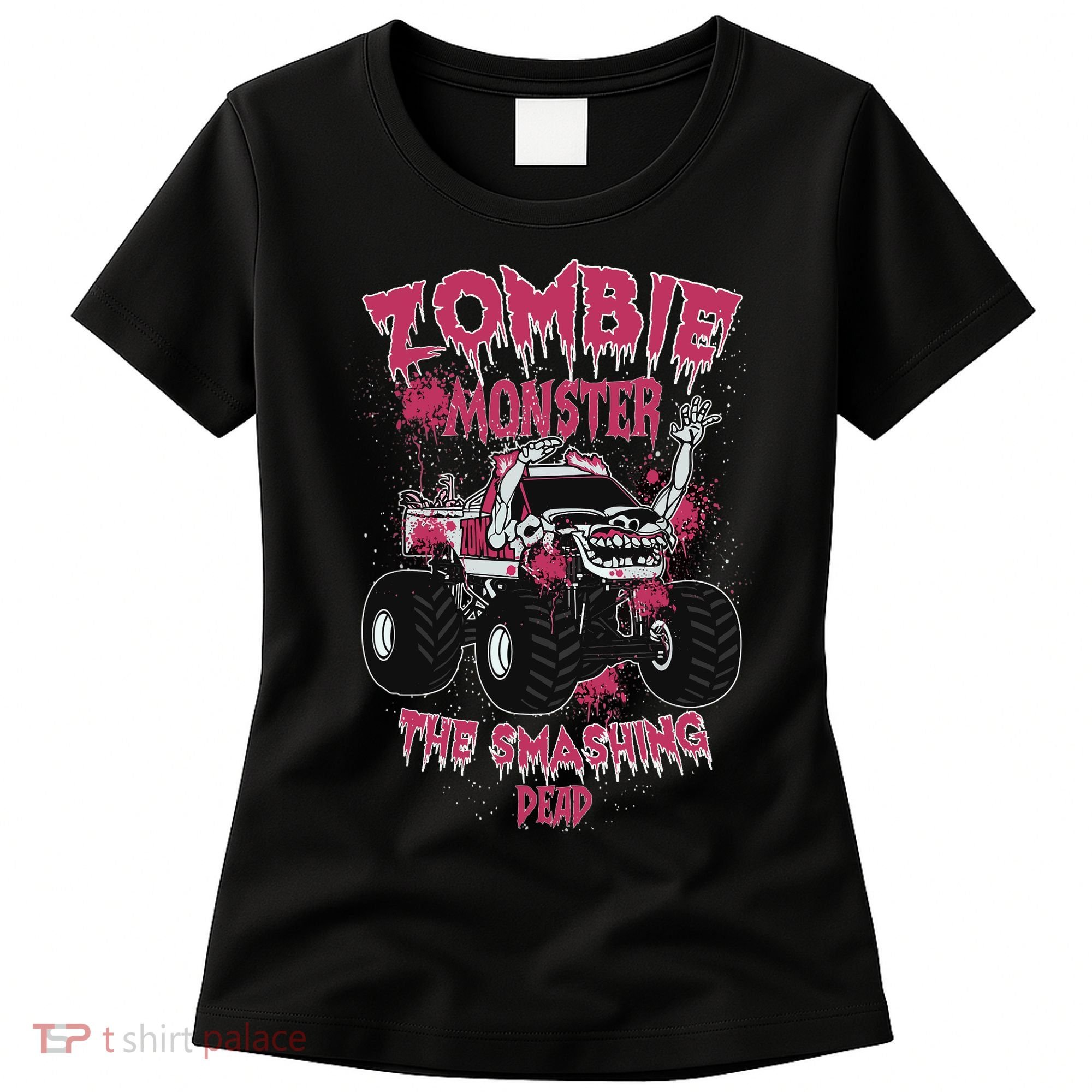 Zombie Monster Truck The Smashing Dead Women's T-Shirt