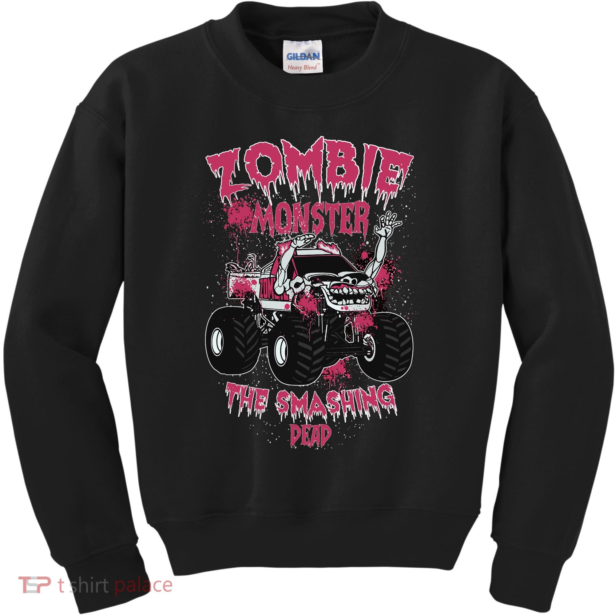 Zombie Monster Truck The Smashing Dead Kids Sweatshirt