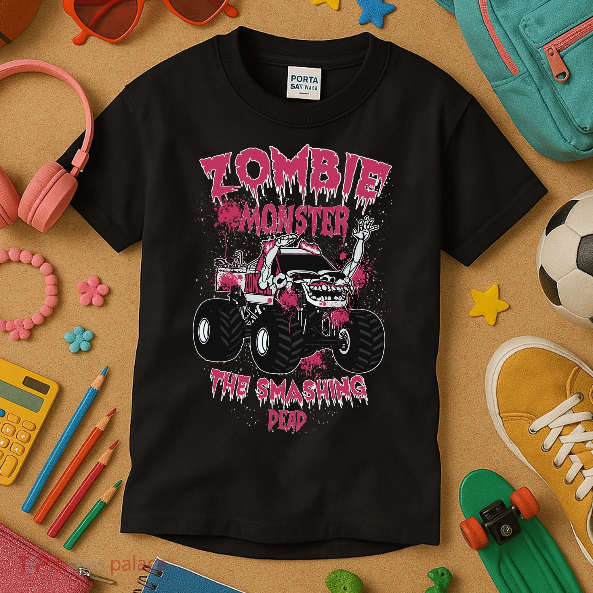 Zombie Monster Truck The Smashing Dead Kids T-Shirt