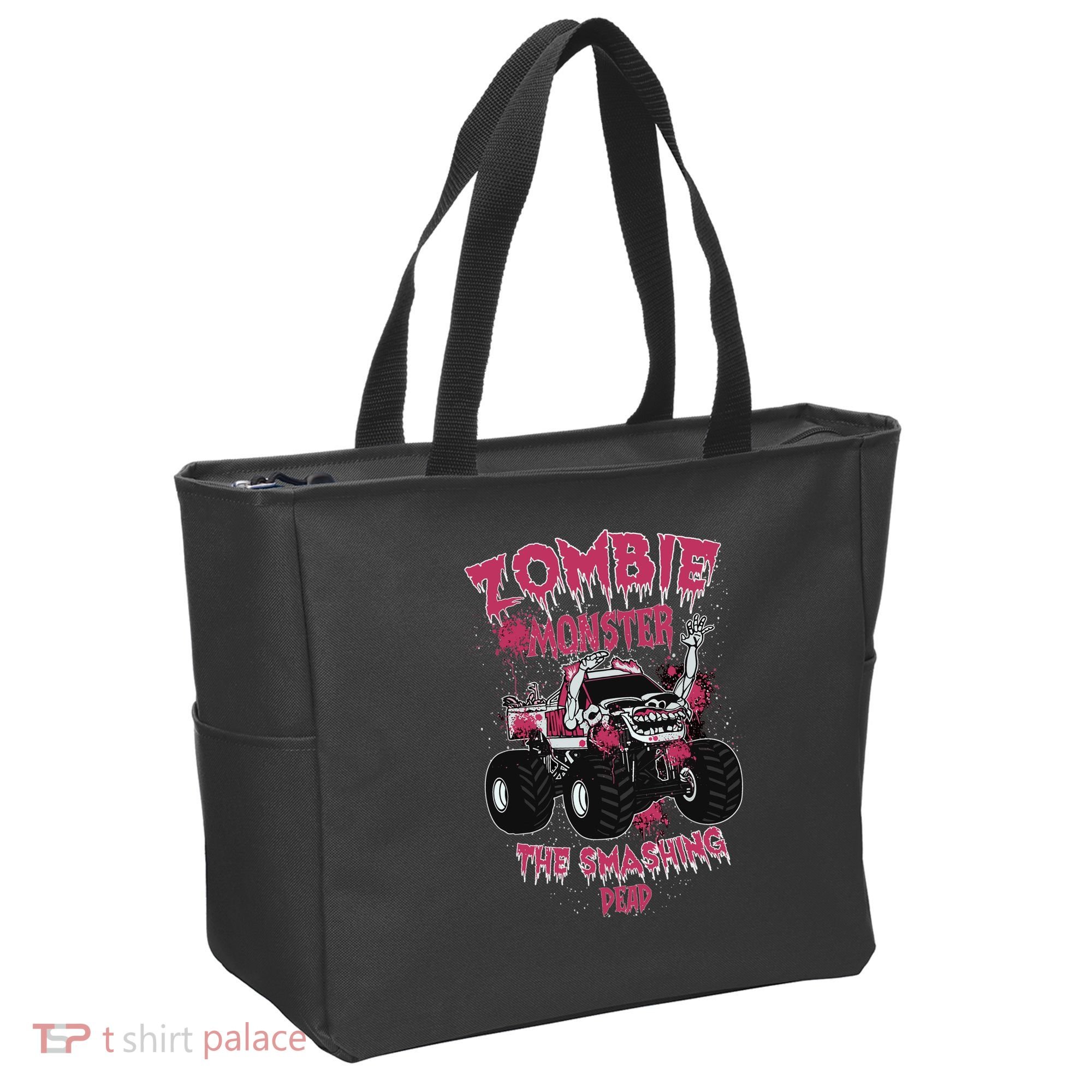 Zombie Monster Truck The Smashing Dead Tote Bag
