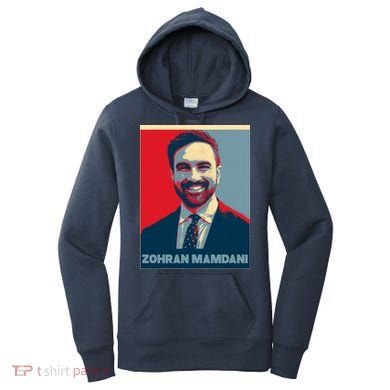 Zohran Mamdani Vintage Poster Design Women's Hoodie
