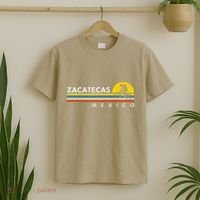 Zacatecas Mexico Vintage Retro Souvenirs T-Shirt thumb 2