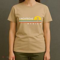 Zacatecas Mexico Vintage Retro Souvenirs T-Shirt thumb 4