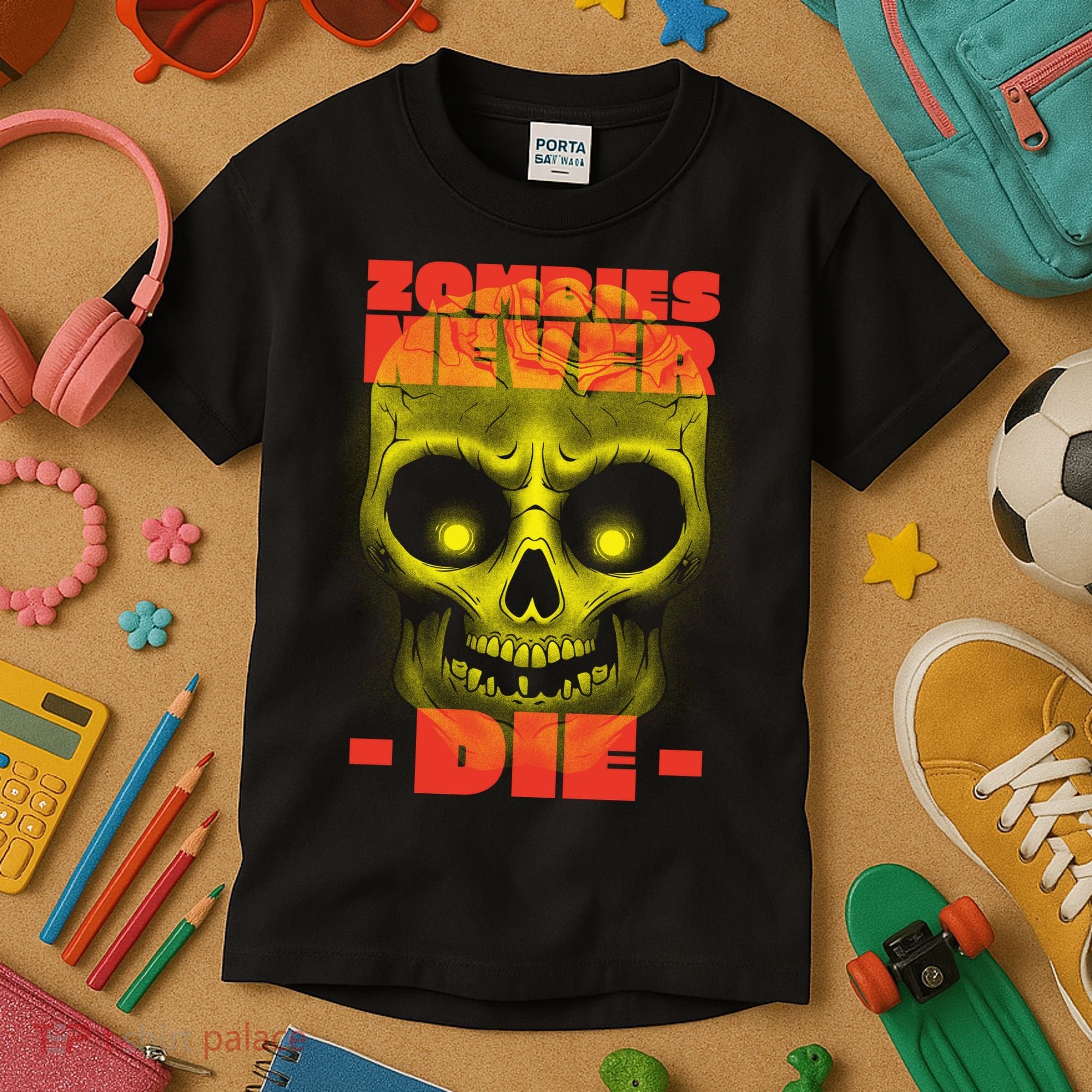Zombies Never Die Kids T-Shirt