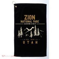 Zion National Park, US Nationalpark In Utah Golf Towel thumb 0