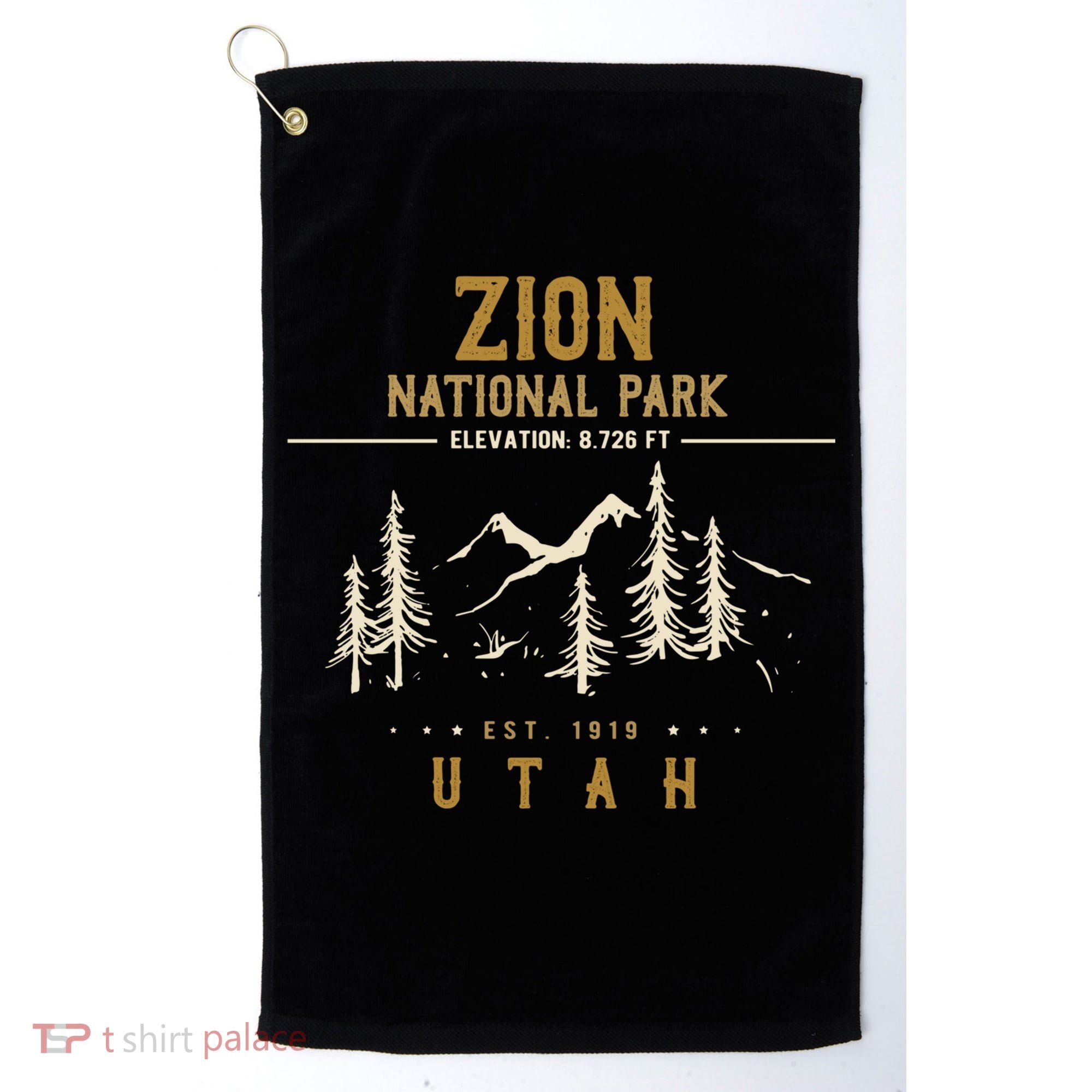 Zion National Park, US Nationalpark In Utah Golf Towel
