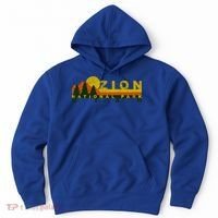 Zion National Park Sunny Mountain Treeline Gift Hoodie thumb 0