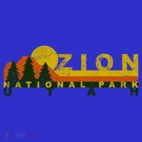 Zion National Park Sunny Mountain Treeline Gift T-Shirt thumb 7