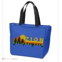 Zion National Park Sunny Mountain Treeline Gift Tote Bag thumb 3