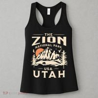 Zion National Park UtahHiking Nature Outdoors Women's Tank Top thumb 3