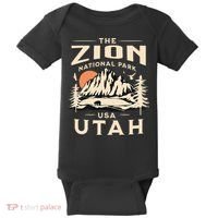 Zion National Park UtahHiking Nature Outdoors Baby Bodysuit thumb 0