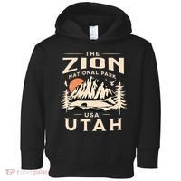 Zion National Park UtahHiking Nature Outdoors Toddler Hoodie thumb 0