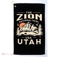 Zion National Park UtahHiking Nature Outdoors Golf Towel thumb 0