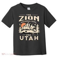 Zion National Park UtahHiking Nature Outdoors Toddler T-Shirt thumb 0