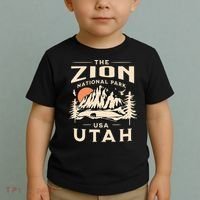 Zion National Park UtahHiking Nature Outdoors Toddler T-Shirt thumb 2