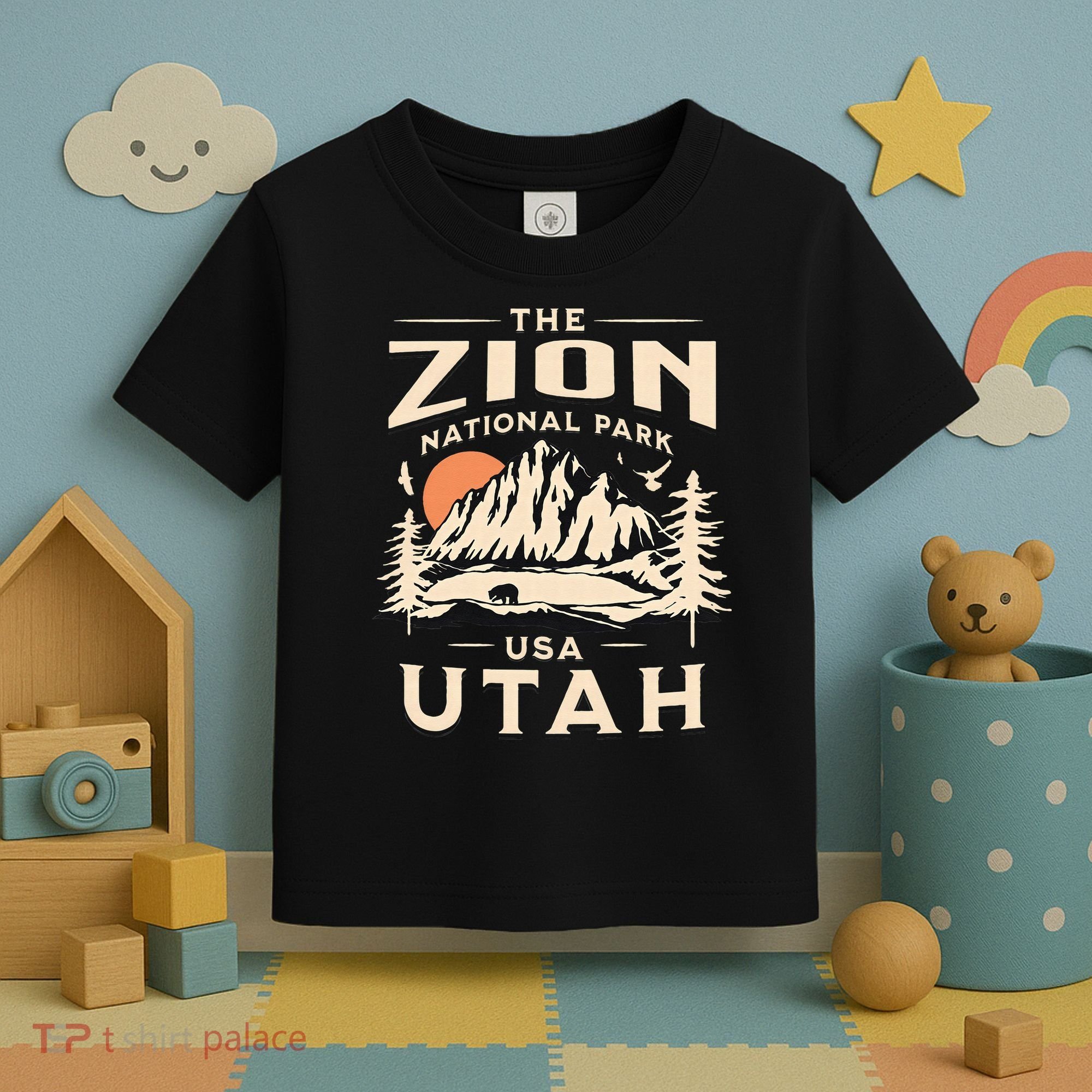Zion National Park UtahHiking Nature Outdoors Toddler T-Shirt