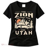 Zion National Park UtahHiking Nature Outdoors Women's T-Shirt thumb 0