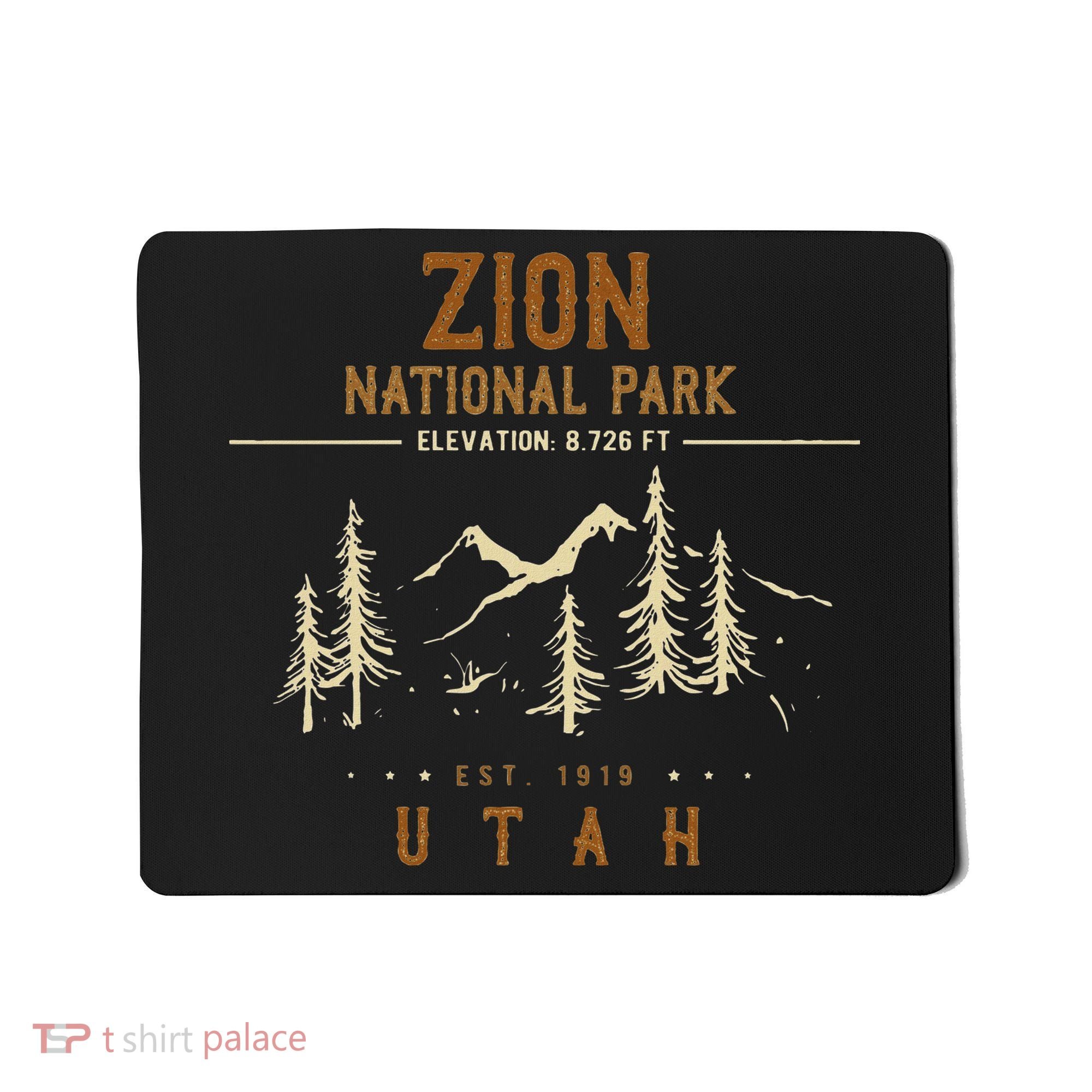 Zion National Park Us Nationalpark In Utah Mousepad