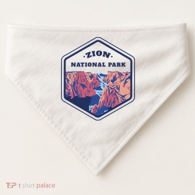 Zion National Park USA-Made Doggie Bandana