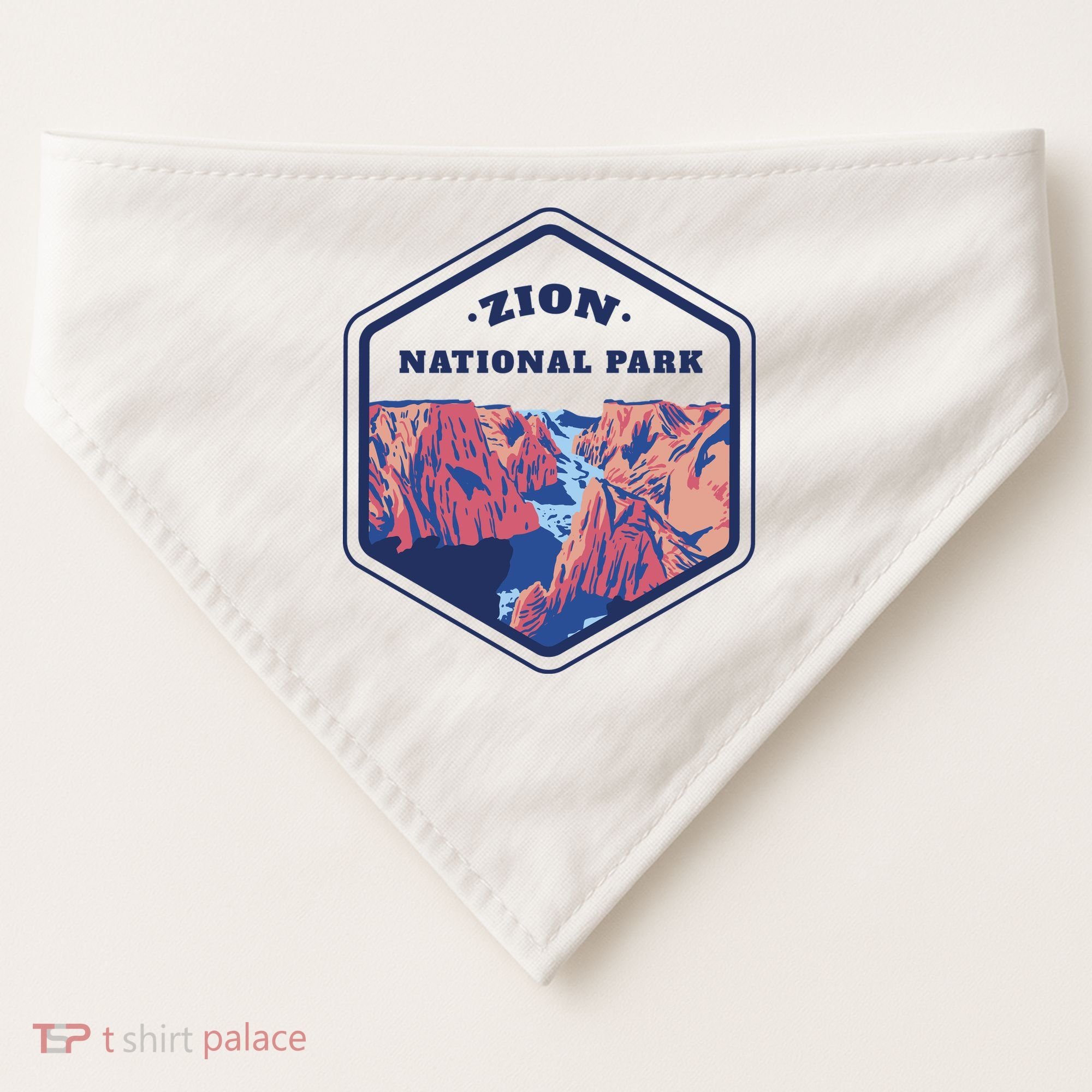 Zion National Park USA-Made Doggie Bandana