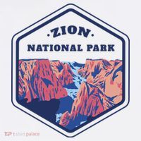 Zion National Park USA-Made Doggie Bandana thumb 2