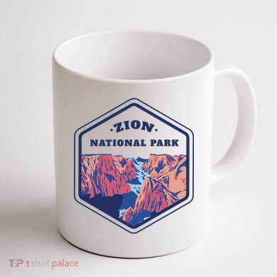Zion National Park Coffee Mug back