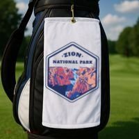 Zion National Park Golf Towel thumb 2