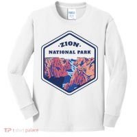 Zion National Park Kids Long Sleeve Shirt thumb 0